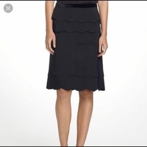 Tory Burch scallop pencil skirt sz 12